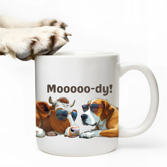 Coffee Mug For Dog Lovers Moody