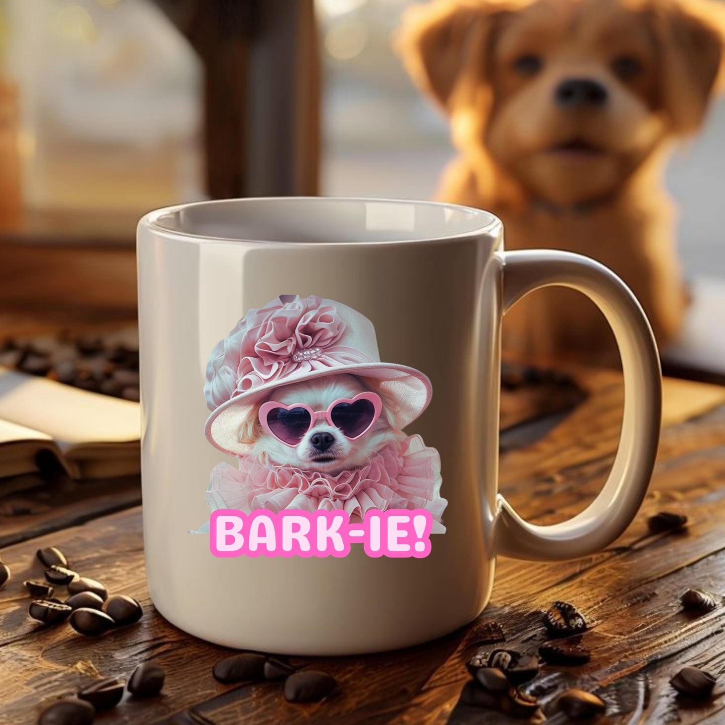 Coffee Mug For Dog Lovers Barbie Themed