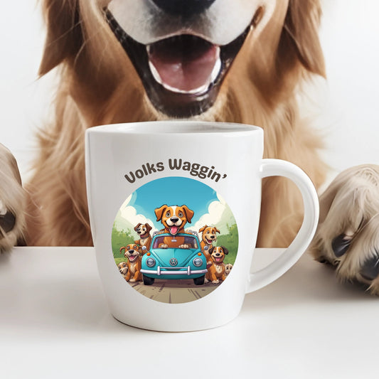 Coffee Mug For Dog Lovers Volks Waggin'