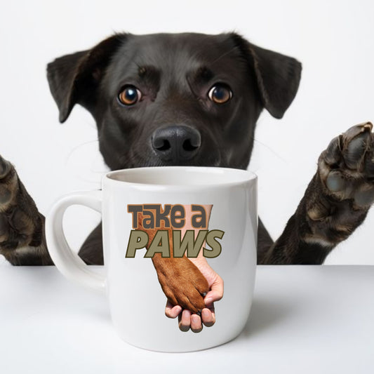 Coffee Mug For Dog Lovers Paws